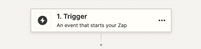 Add trigger button